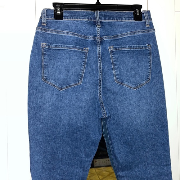 Fashionova High Waisted Skinny Jeans - Blue - Size 15 - Picture 6 of 9